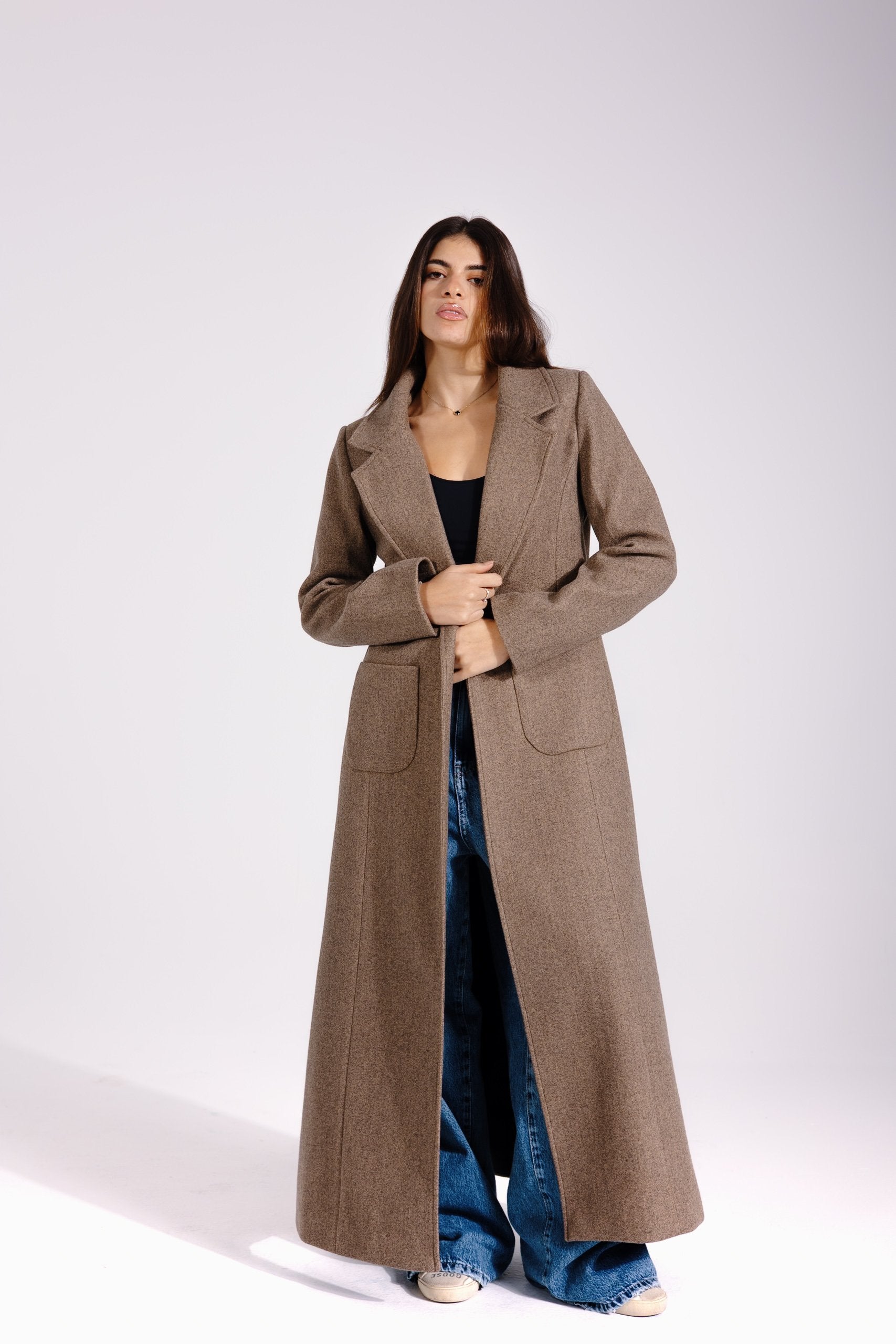 Valeria Coat | Beige Marl