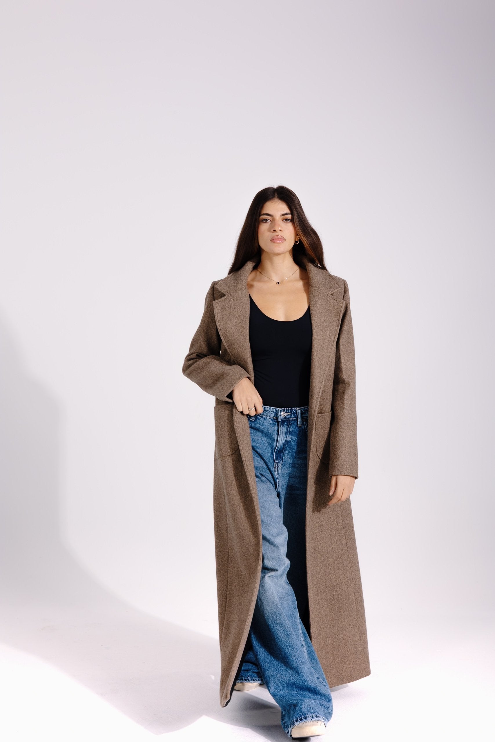 Valeria Coat | Beige Marl