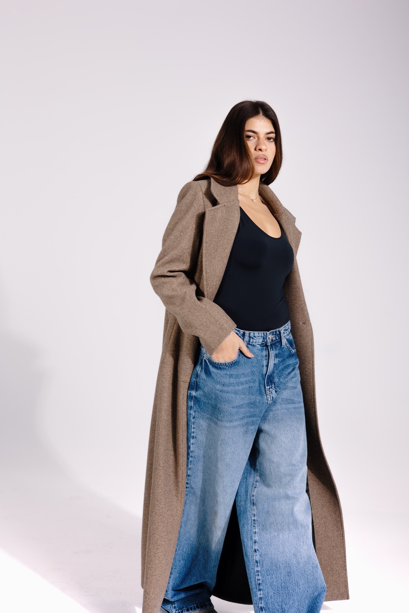 Valeria Coat | Beige Marl