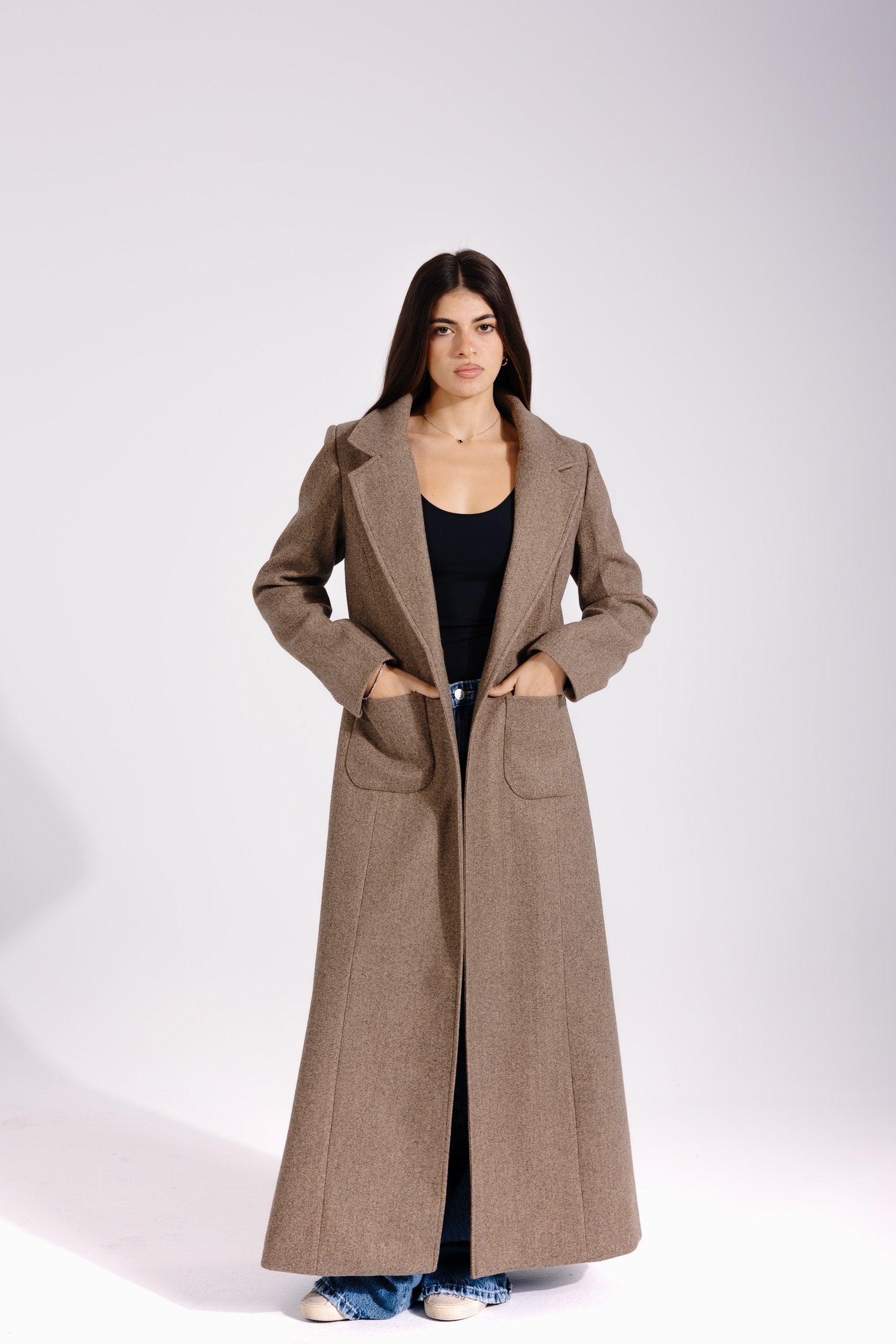Valeria Coat | Beige Marl