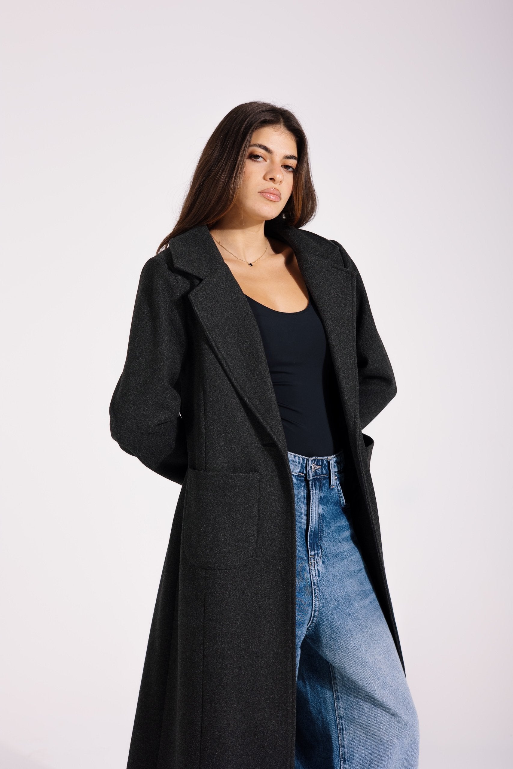 Valeria Coat | Grey Marl