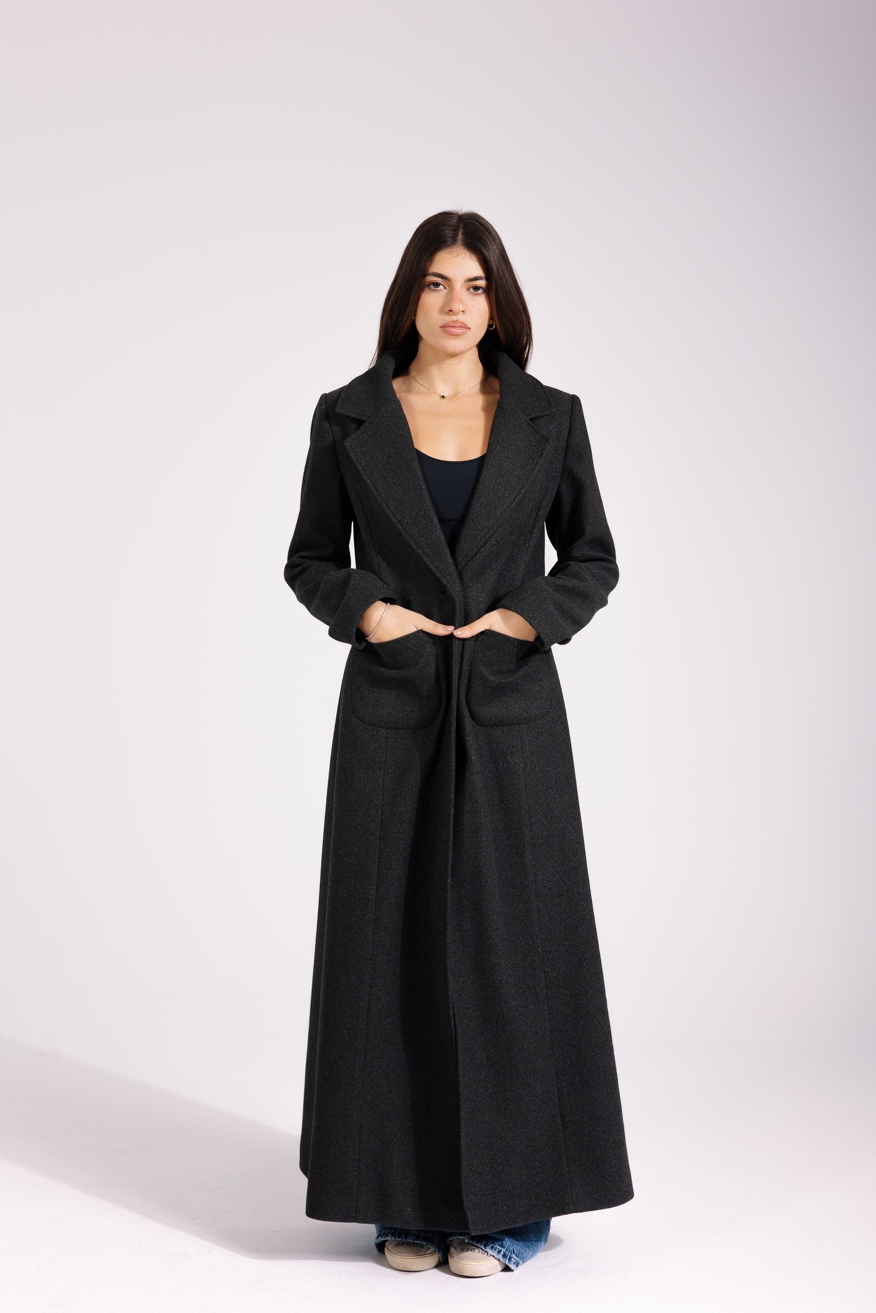 Valeria Coat | Grey Marl