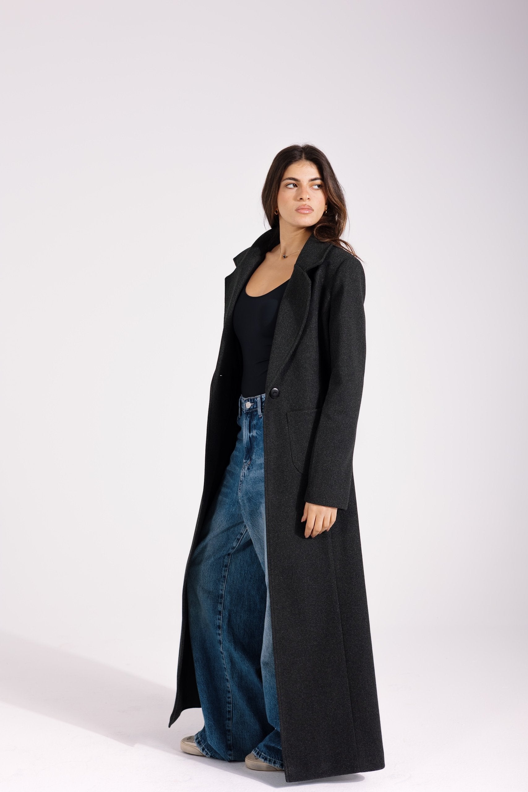 Valeria Coat | Grey Marl