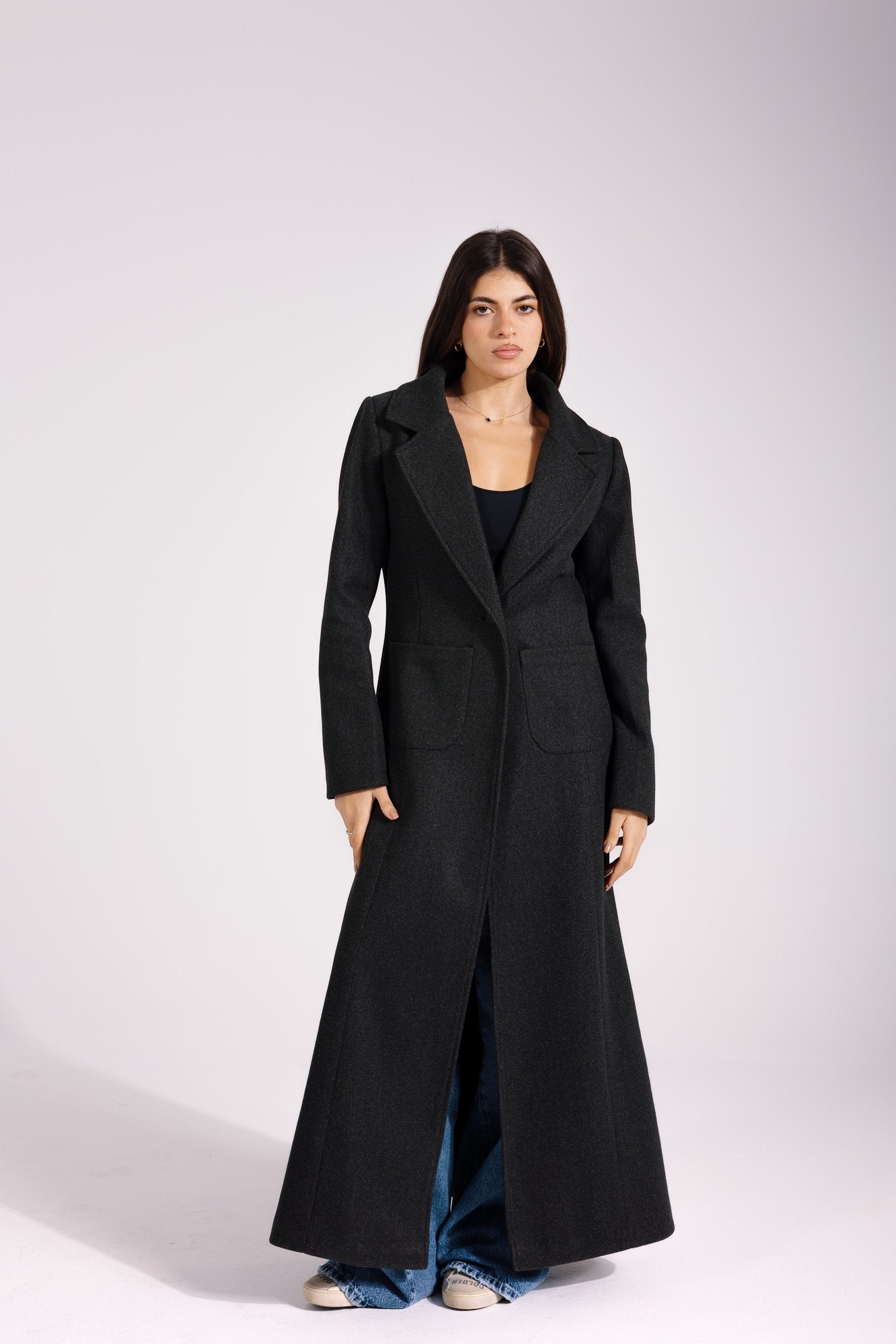 Valeria Coat | Grey Marl