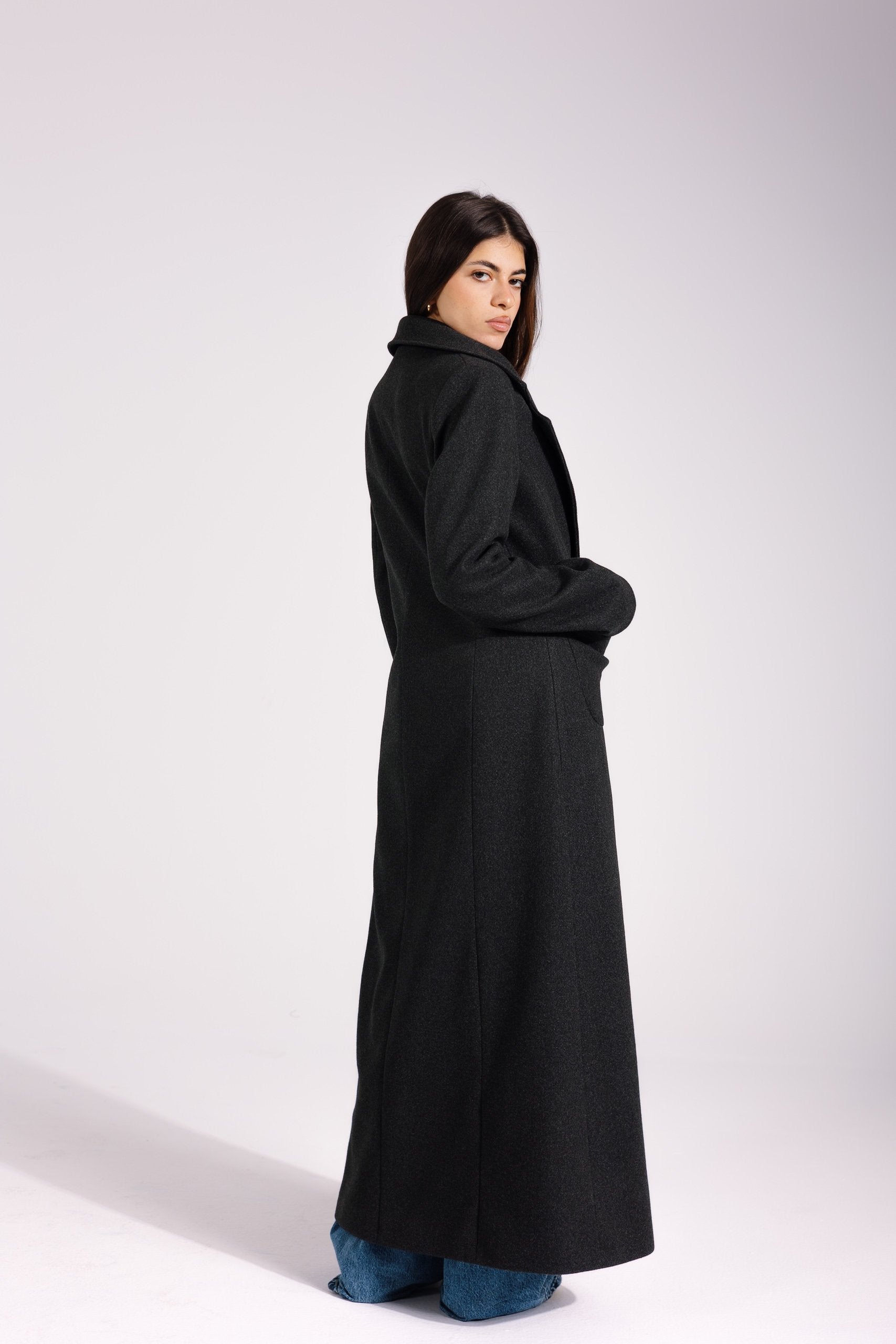 Valeria Coat | Grey Marl