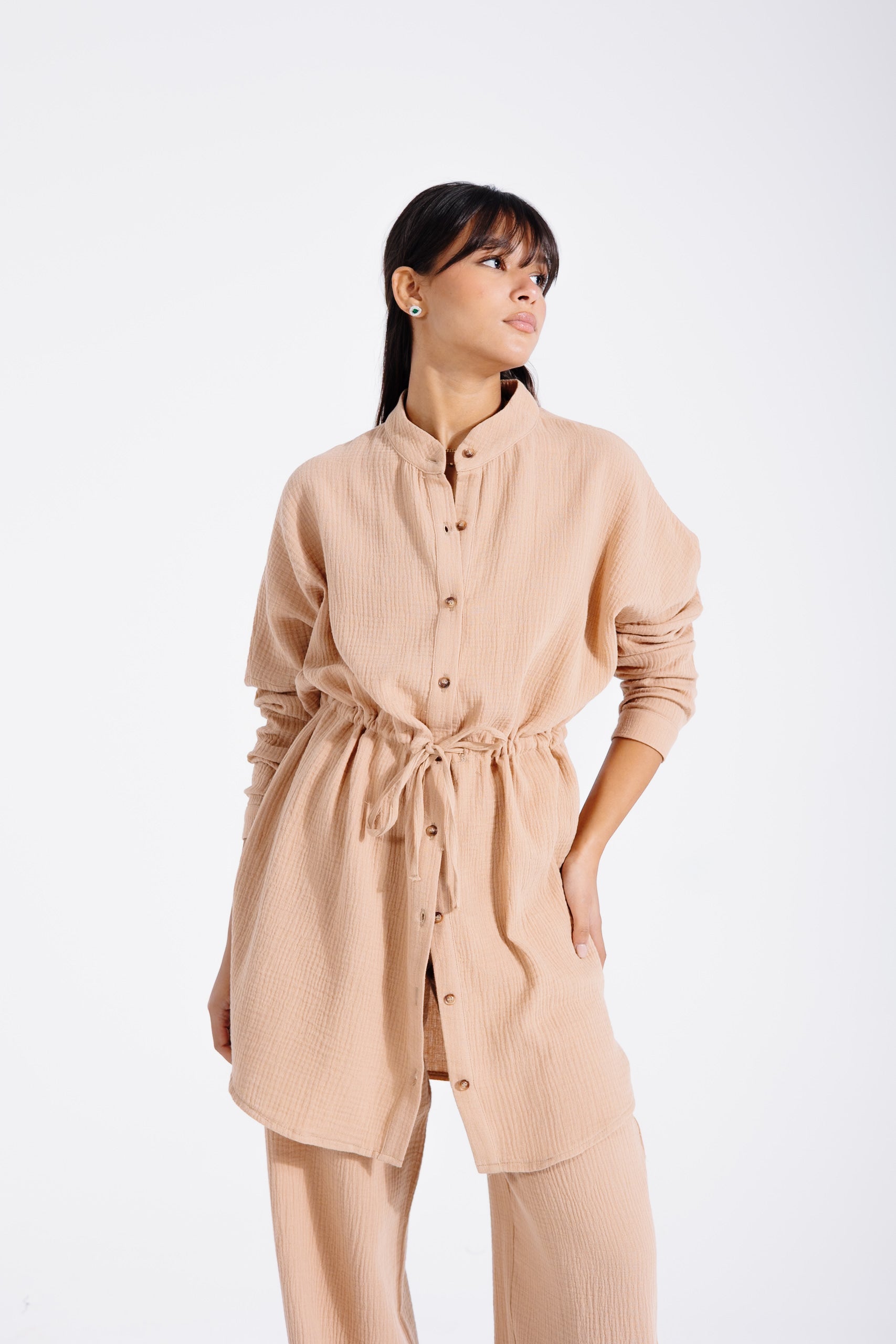 Veloura Duo | Beige Black Swan Fashion