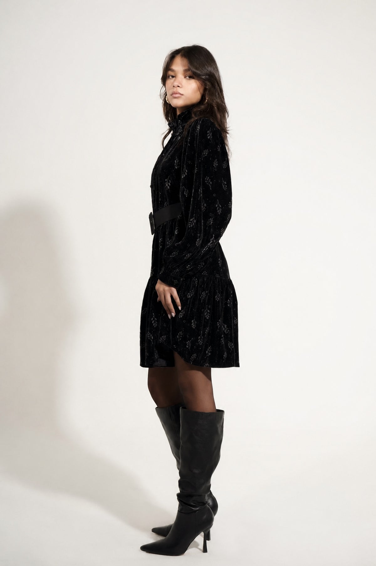 Velvet Dress | Black Black Swan Fashion