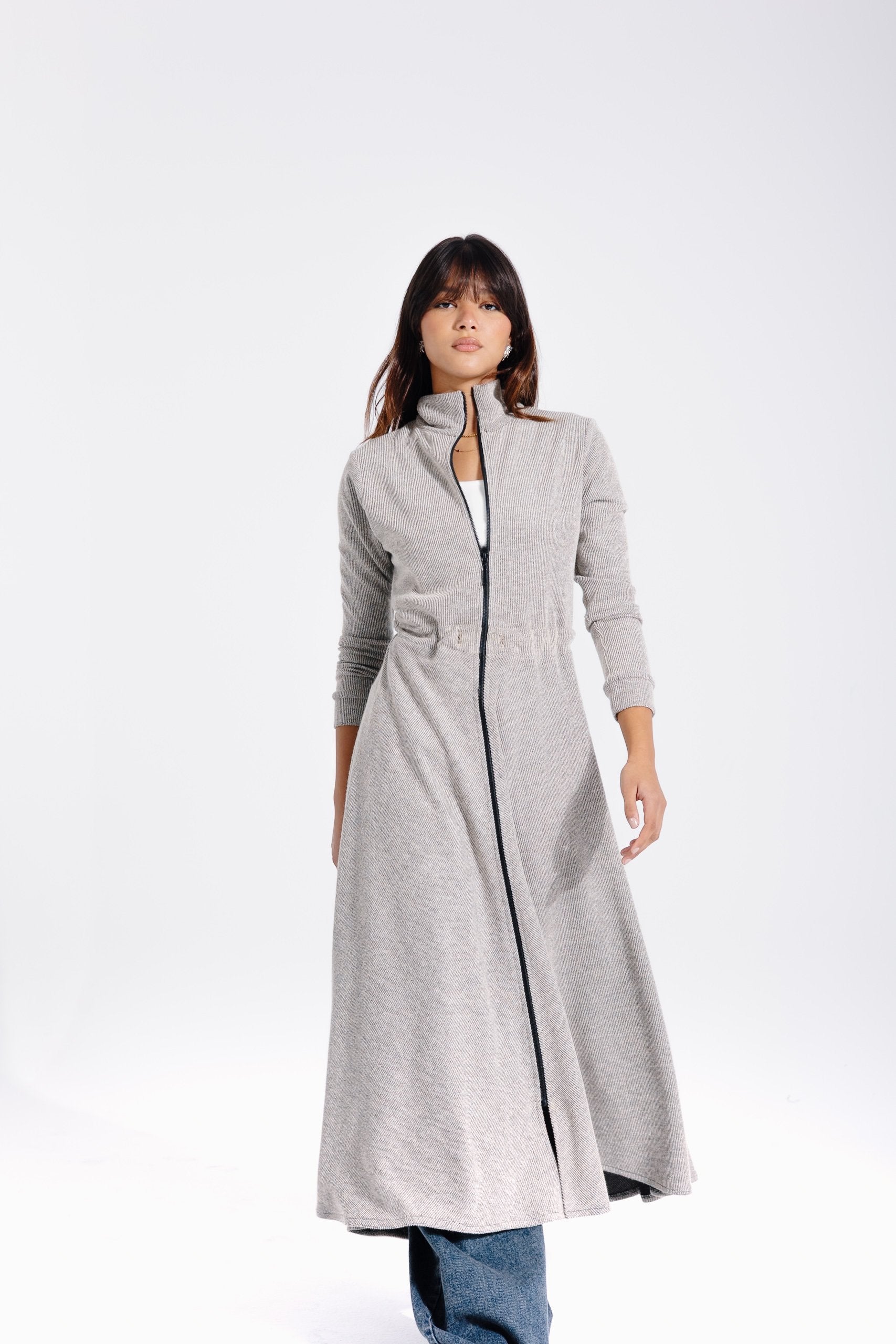 Victoria Dress | Greige