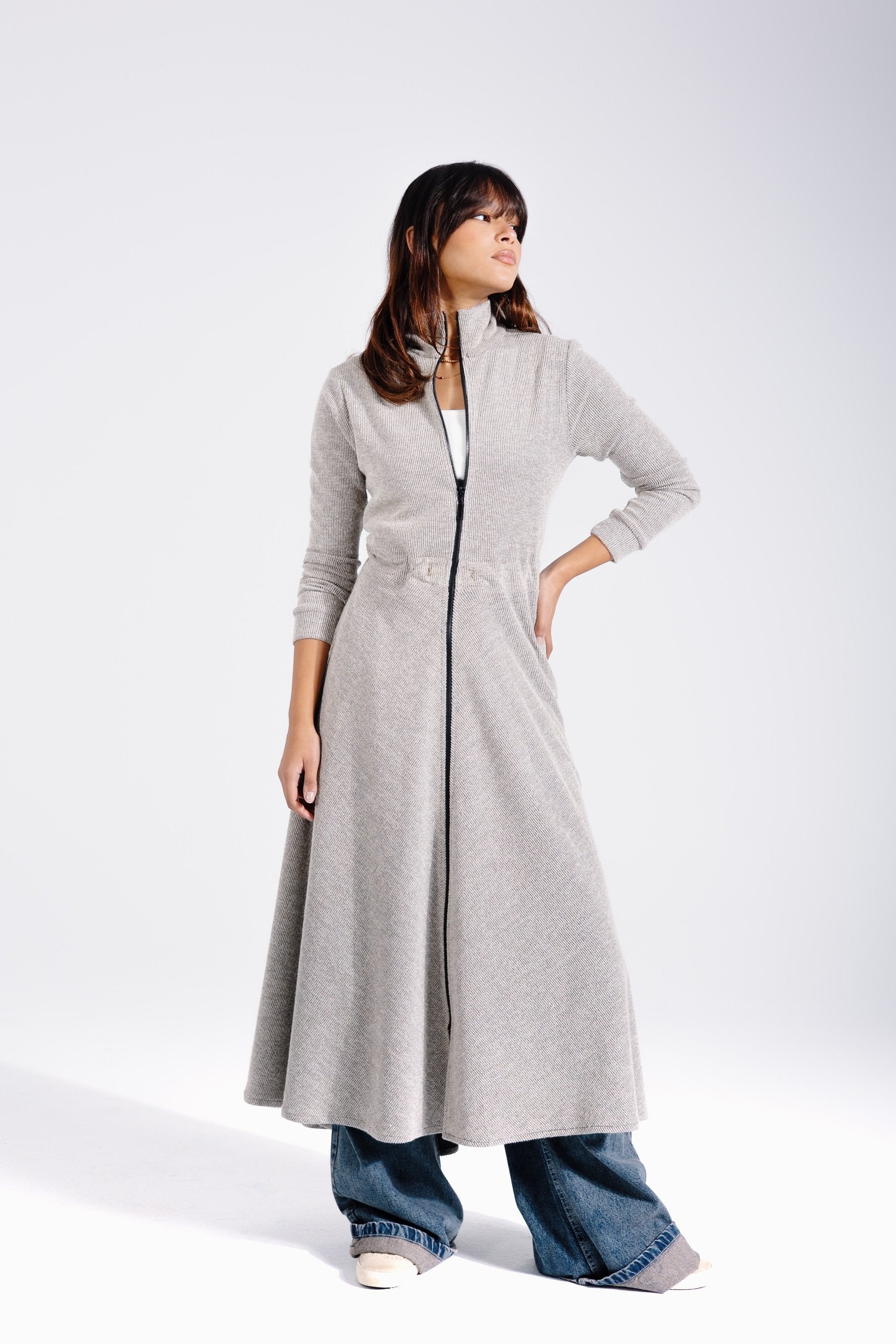 Victoria Dress | Greige