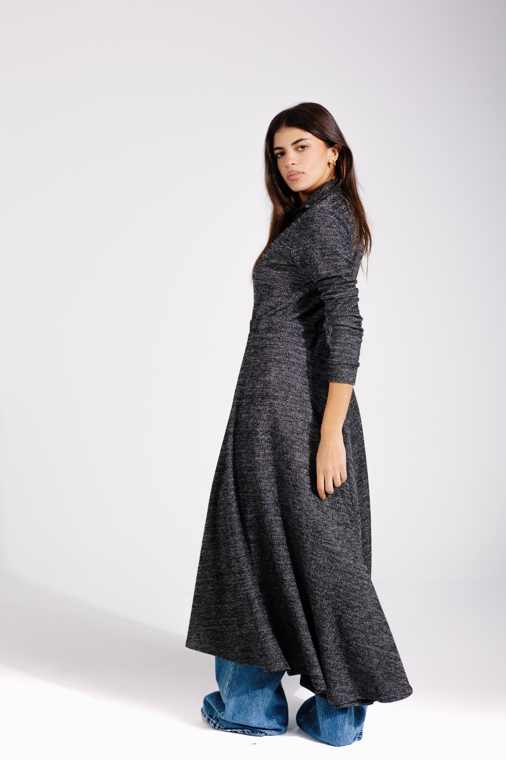 Victoria Dress | Dark Grey