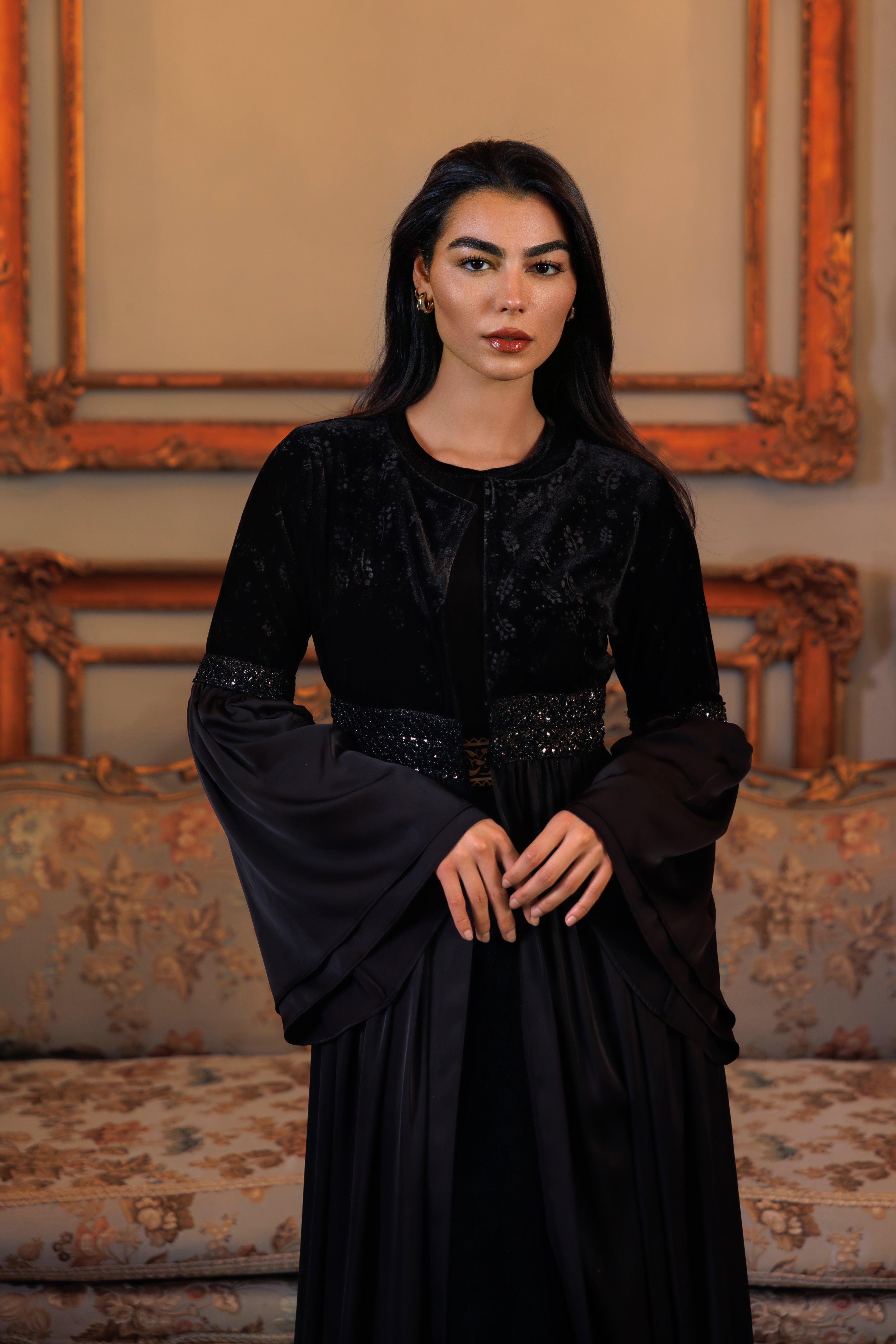 Adyra Kaftan | Black Black Swan Fashion