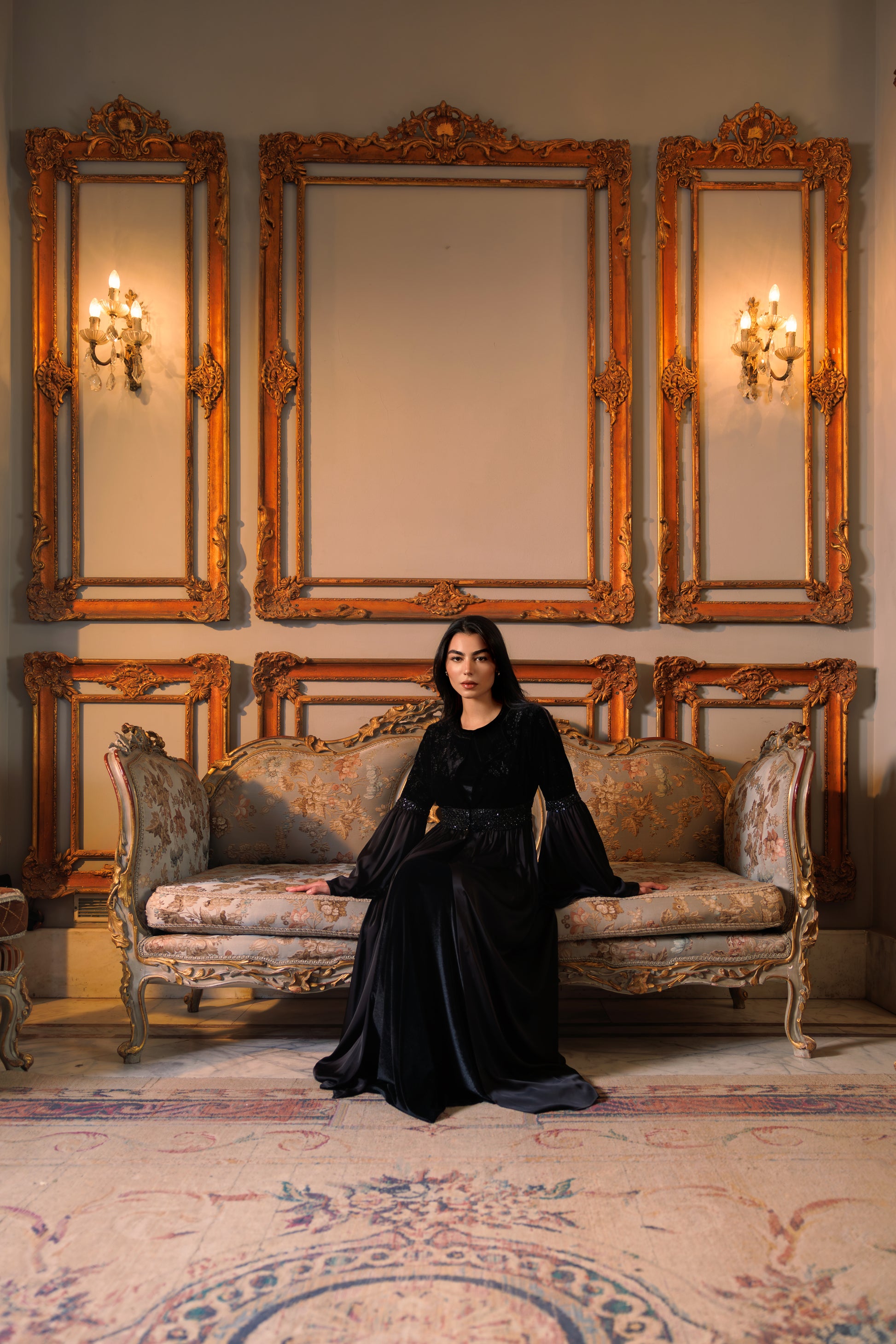 Adyra Kaftan | Black Black Swan Fashion