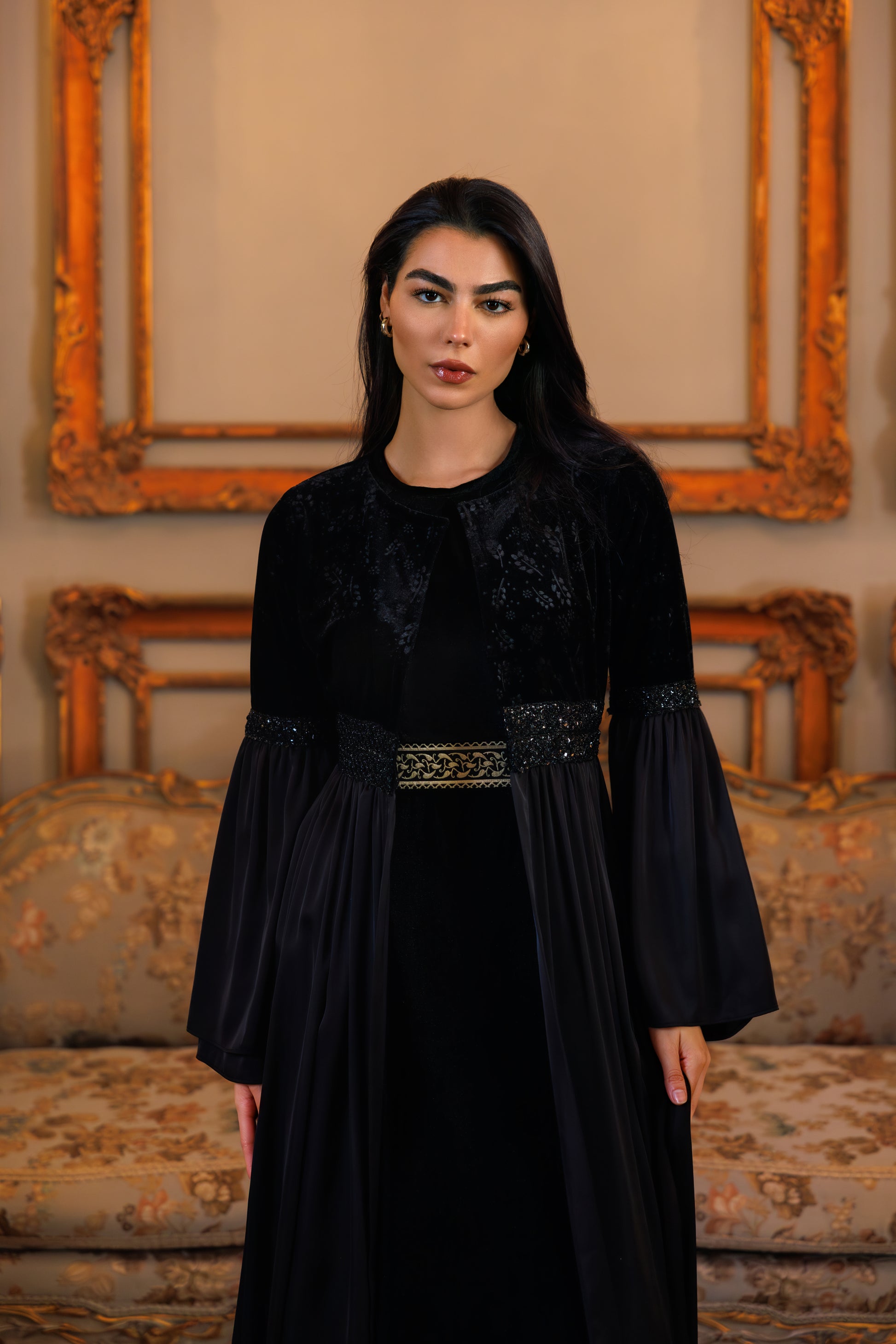 Adyra Kaftan | Black Black Swan Fashion
