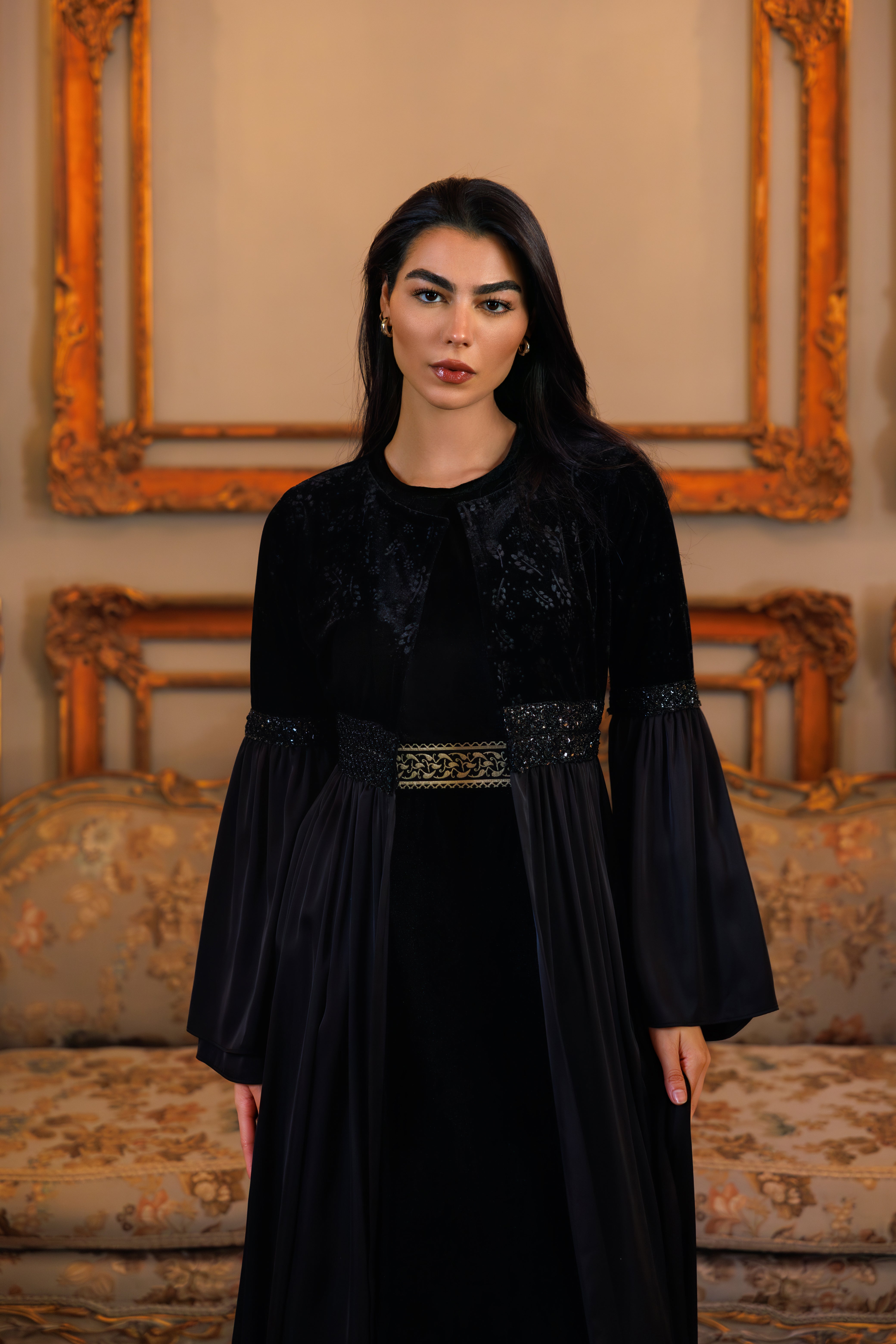 Adyra Kaftan | Black Black Swan Fashion
