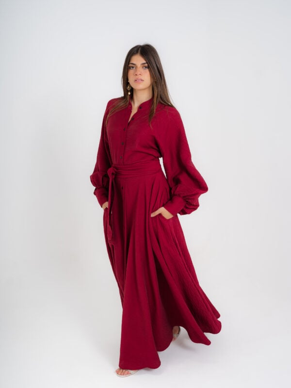 Aphrodite Dress | Dark Red