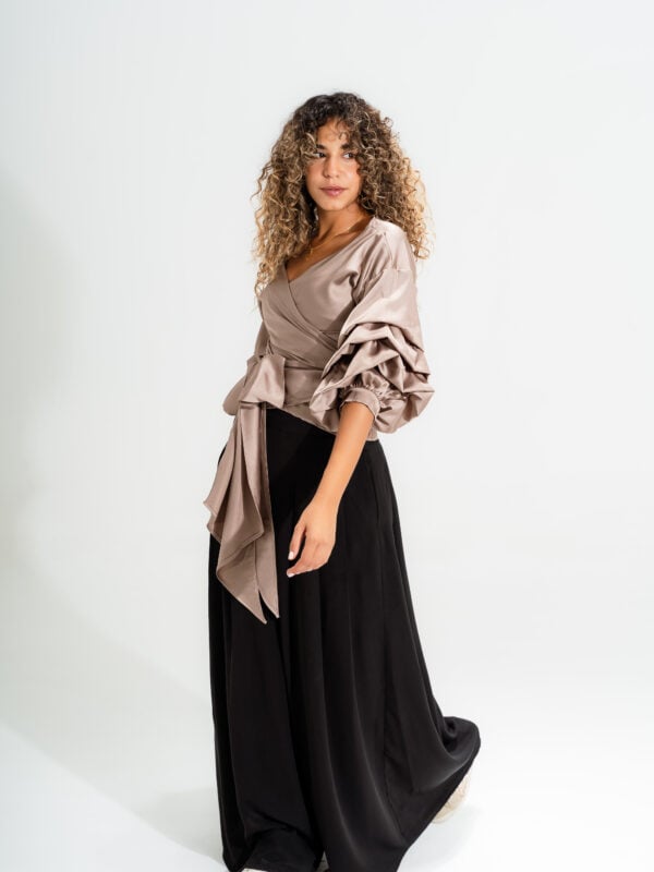 Swan Blouse | Champagne