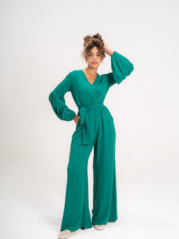 Moana Jumpsuit | Pine Green