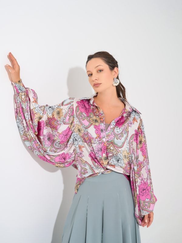 Robin Blouse | Paisley Pink