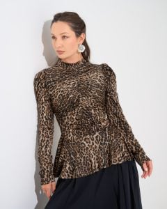 Sparrow Blouse | Leopard - S