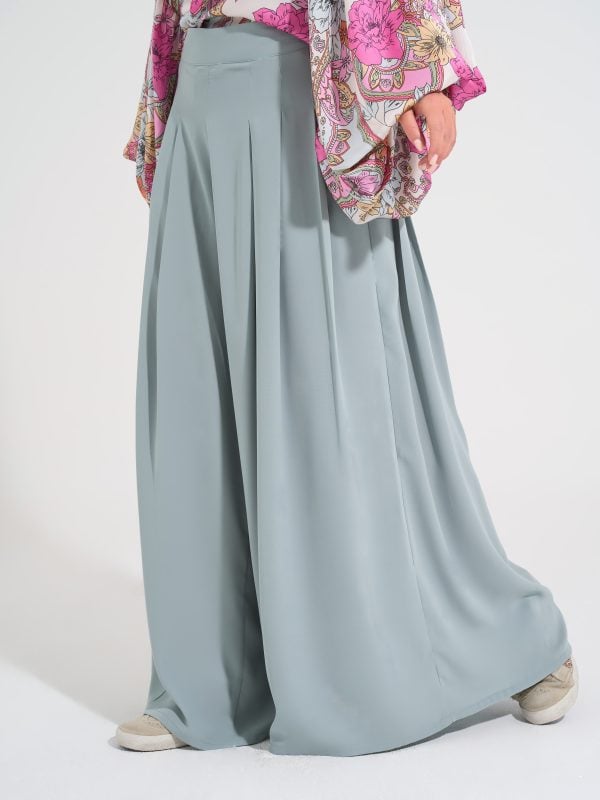 Wide Leg Pants | Muted Mint