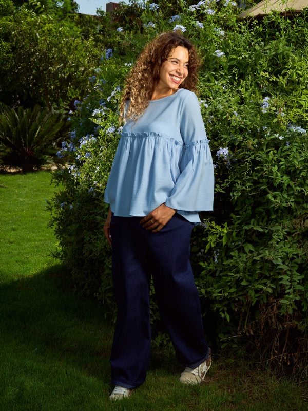 Dove Blouse | Baby blue
