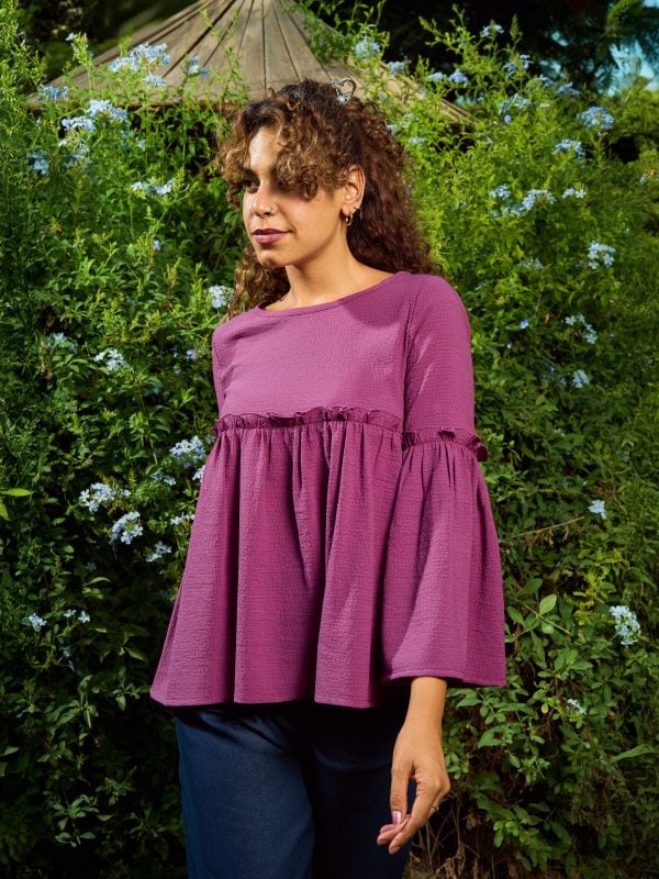 Dove Blouse | Heather Mauve