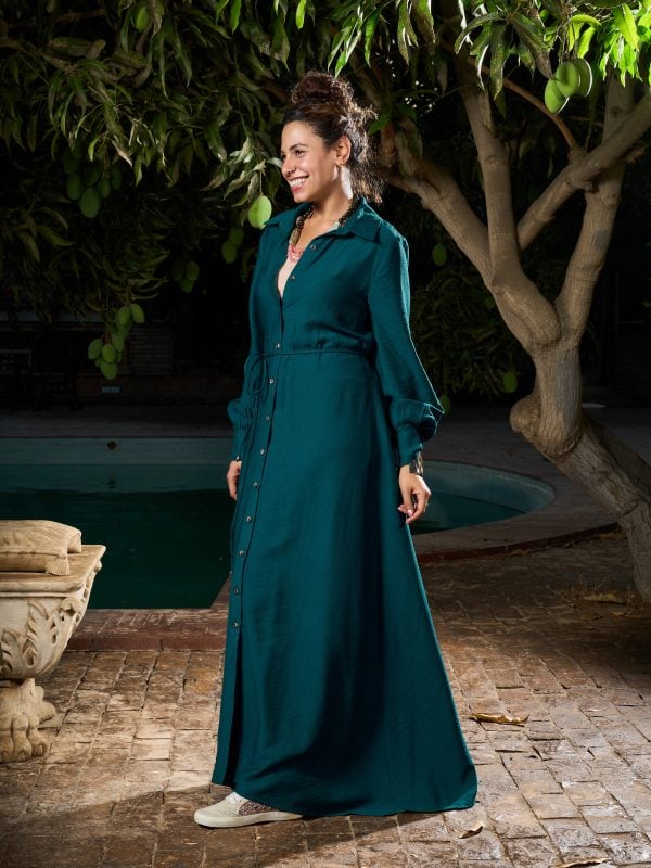 Gabby Shirt Dress | Peacock