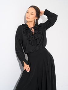 Angelina Blouse | Black - M