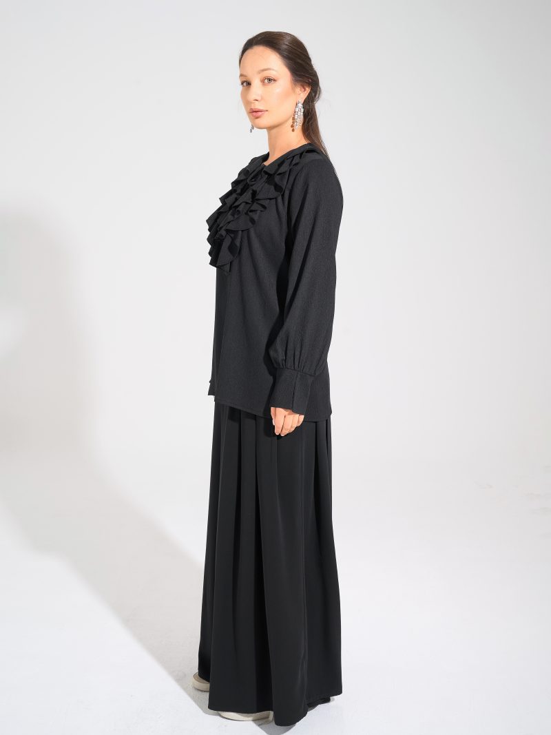Angelina Blouse Black11