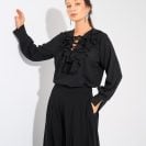 Angelina Blouse Black5