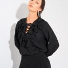 Angelina Blouse Black6