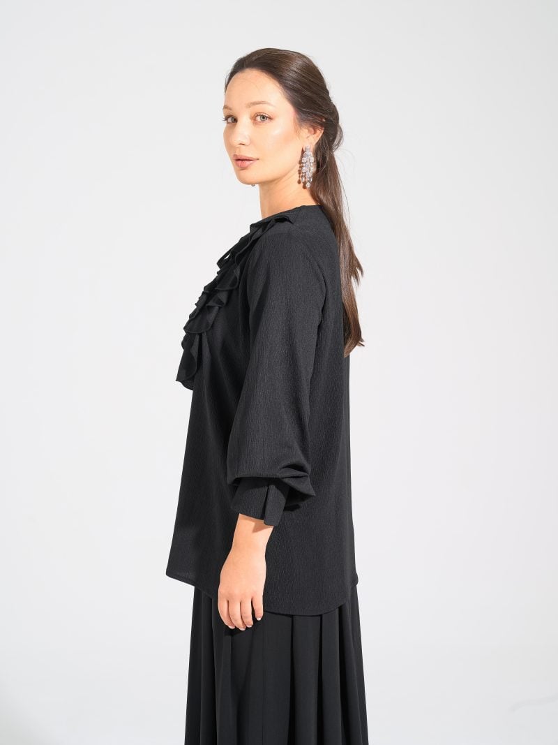 Angelina Blouse Black8