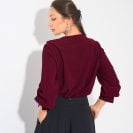 Angelina Blouse Burgundy10