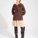 Angelina Blouse Cocoa Brown5