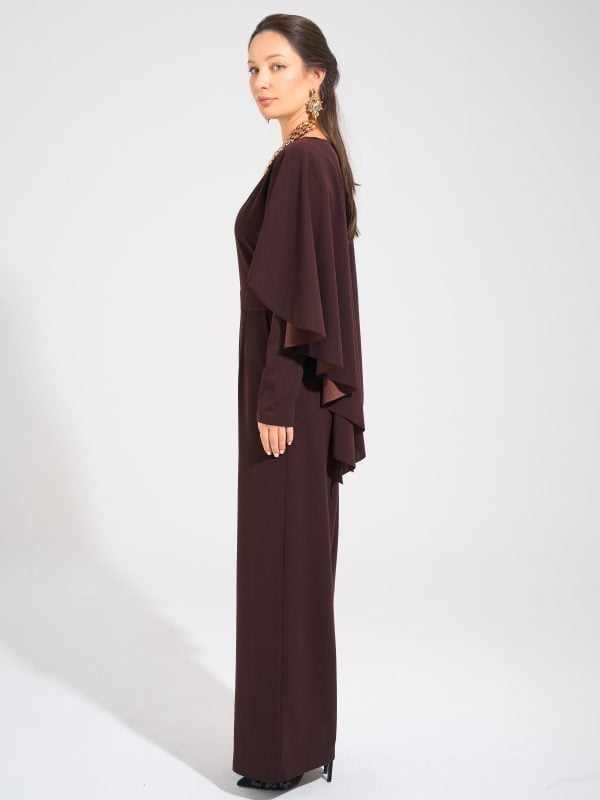 Mia jumpsuit | Chocolate Brown