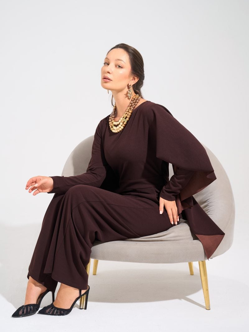 Mia jumpsuit Chocolate Brown3
