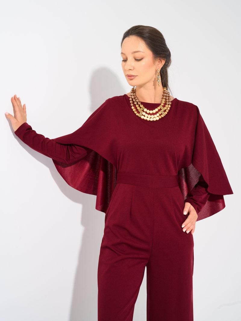Mia jumpsuit Dark Red4