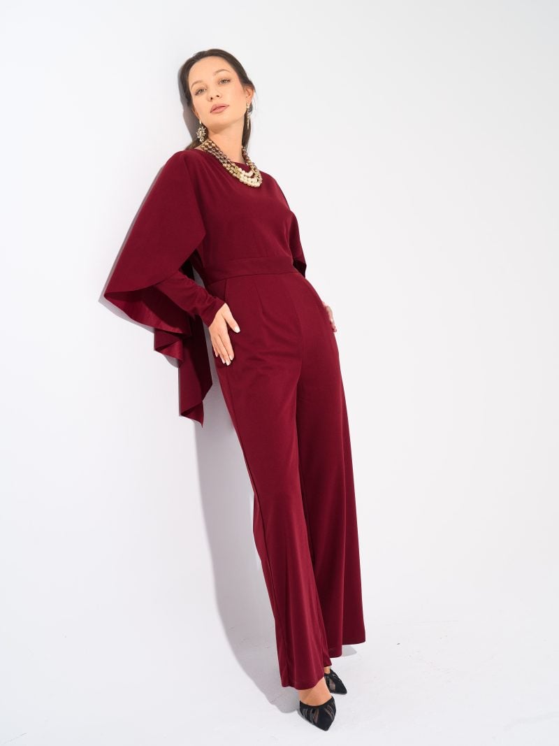 Mia jumpsuit Dark Red5